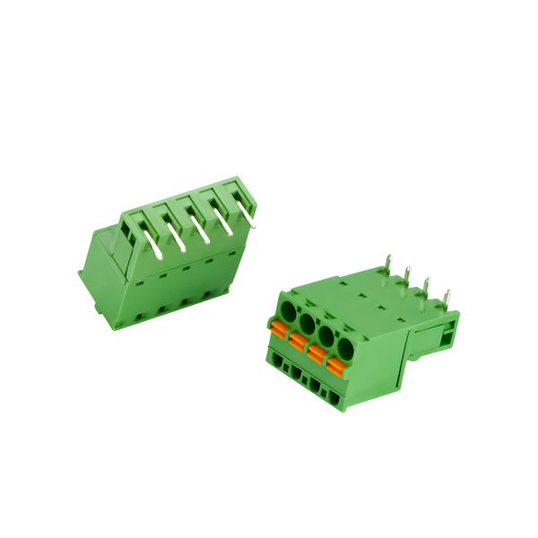 5SET 2EDGKD 5.08mm Plug-In Terminal Blok İP BAbür PCB Konnektör Düz İğne Fiş Pimi Başlık Soketi 2P 3P