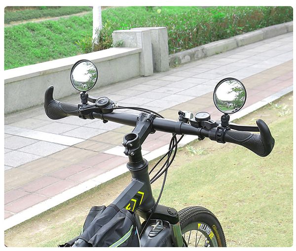 Espelho retrovisor de bicicleta espelho amplo espelho convexo espelho traseiro espelho de silicone espelho espelho de bicicleta de ciclismo ao ar livre acessório de bicicleta