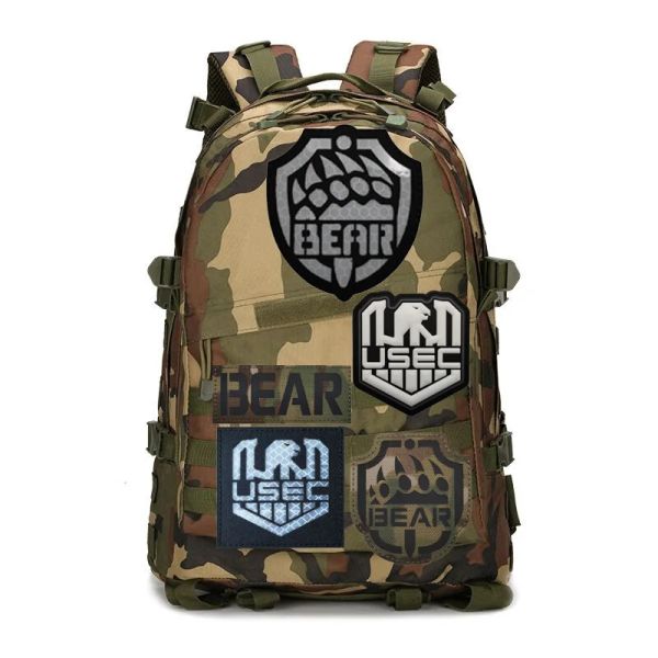 Escape personalizzata dal gioco Tarkov Lettere periferiche periferiche USEC Lettere Distintivo tattico Riflettente Patch Hook