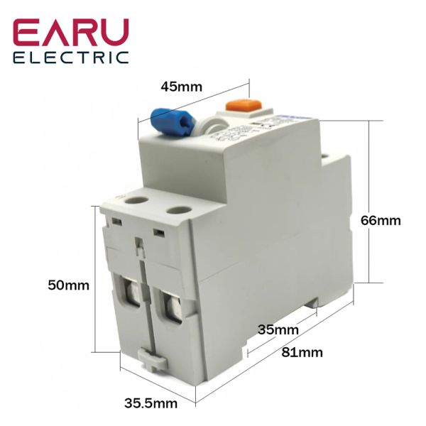 2p 4p 10/30/100/300 mA Typ AC RCCB RCD ELCB Elektromagnetischer Reststromschalter Differential Breaker -Sicherheitsschalter