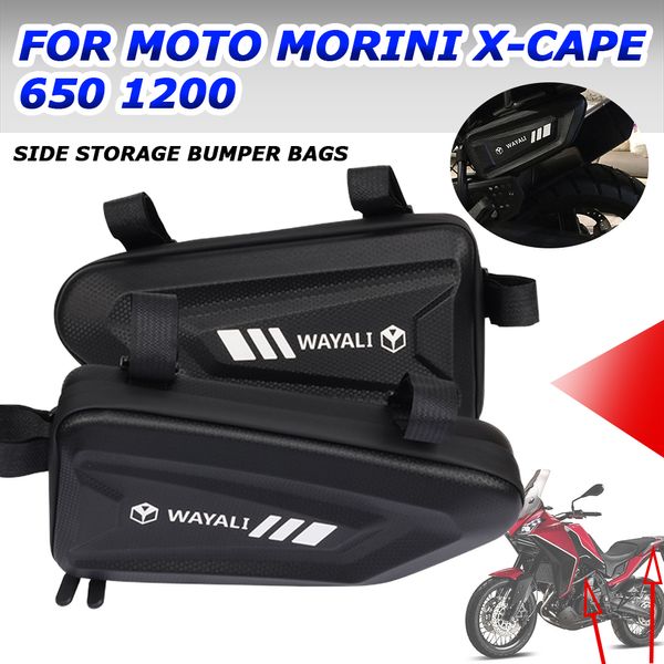 Para Moto Morini X-Cape 650 1200 Xcape 650 x Cape 650x Acessórios para motocicletas vermelhas Bolsa de fada de bolsa de ferramentas de ferramentas