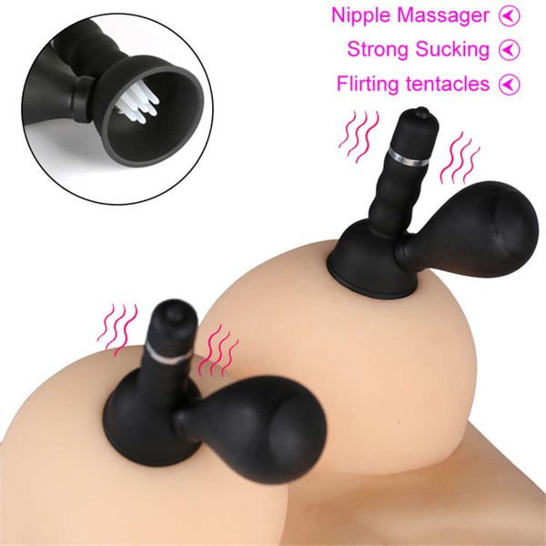 Marki per ventose del capezzolo in silicone Vibratori per donne ingrandite clitoride succhiare il masturbatore femminile sexy giocattoli sexy