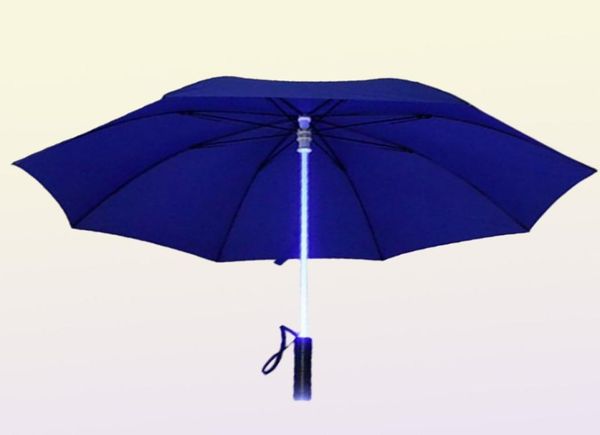Umbrellas LED Light Sabre Up Umbrella Laser Sword Golf Cambiando sull'albario in Torch Flash 20211371775
