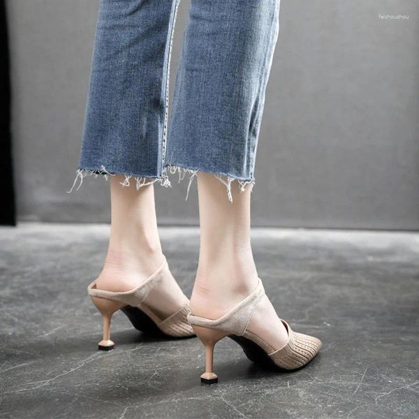 S sandalet boyutu 31-43 sivri uçlu stiletto topuklu küçük 31 32 33 Ladyes Yüksek Topuk Kadın Ayakkabı Sandal Ladye Ayakkabı