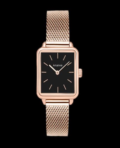 Ananke Luxury Designer Brand Women Casual Dress Quartz Watch Watch Ladies Bracelets Watches Moda Aço inoxidável UHR Relógio 2103259846221