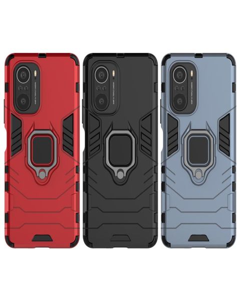 Capa de telefone híbrida Caso para Xiaomi Redmi K40 Casos Hard Ringel Stand K40Pro Proteção Coque9488673