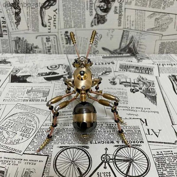 Artes e artesanato Novos ornamentos de formigas mecânicas steampunk decoração de todos os insetos de metal paraponera paraponera clavata artesanato decoração de desktop l49