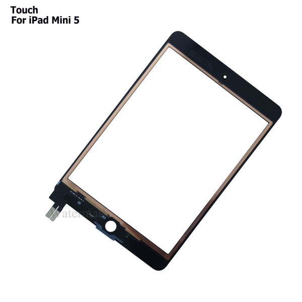 Mit OCA Touch Frontglas für iPad Mini 5 Mini5 A2124 A2125 A2126 A2133 Außen -Touchs -Screen -Panel Ersatztested