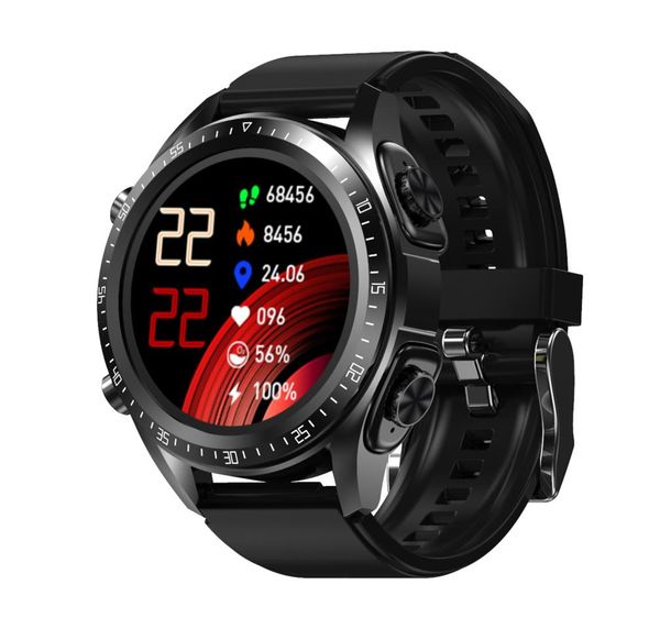 IOS Android TWS Earbuts Smartwatch 2 in 1 Smart Watch con auricolare Bluetooth Aurberi a pressione del sangue Frequenza cardiaca Touch impermeabile S5305623