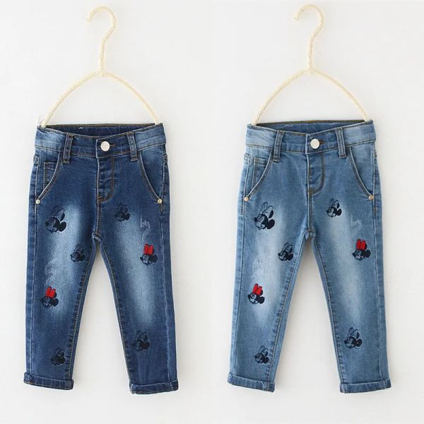 Hosen Mode Baby Girl Hosen Jeans Kleinkind Girls Skinny Jeans Leggings Cowboy Kinder Denimhose für Mädchen 636m Herbst Neugeborene Kleidung