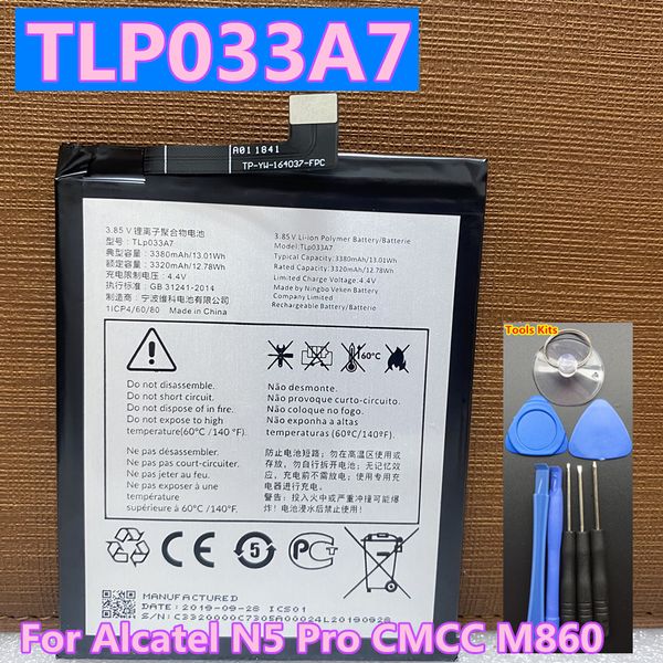 NOVO TLP048AA TLP048A1 TLP048A7 TLP048D7 TLP049B7 TLP029F1 TLP033A7 Bateria para TCL 20 SE Signa 5004S ALCATEL N5 PRO CMCC M860