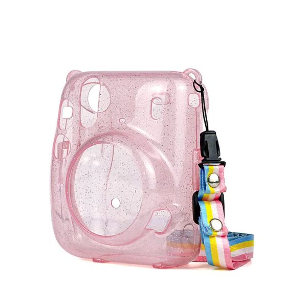 Für Instax Mini 11 Crystal Transparent Protective Case Deckbeutel für Fuji Fujifilm Instant Camera Bag für Instax Mini 11