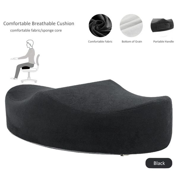 Memory Foam Gesäßkissen Home Office Butt Pad Bbl Recovery Kissen nach Operation Sitz brasilianischer Hüften Stütze Kissen Kissen 240411