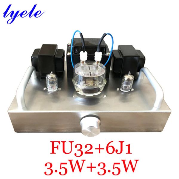 Verstärker Lyele Audio Fu32 Vakuumrohrverstärker DIY Kit Hifi Klasse A Audio -Verstärker Single Ended Home Amp Threestage Balance 3,5W+3,5W