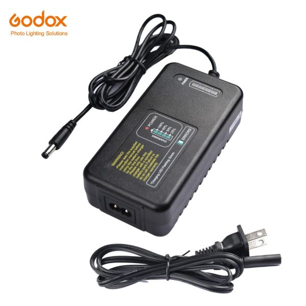 Partes Godox witstro ad600b ad600bm flash leve speedlite carregador (EUA / eu / uk / au) plug
