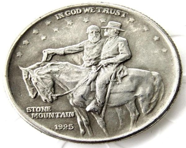 US 1925 Stone Half Dollar Silver Plated Craft Copin Factory Factory Nice Home Acessórios6421346