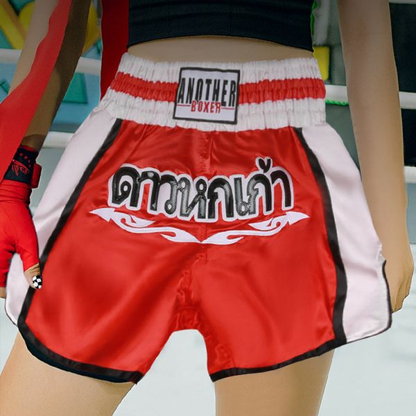 Professionelle atmungsaktive Männer Frauen Shorts Boxe Thai Muay Fighting Combat Mischte Kampfkunst Boxkinder Erwachsene Training Trunks