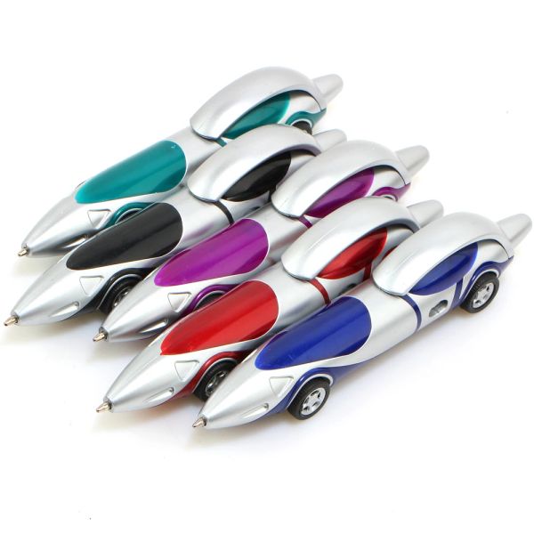 Stifte 10 PCs/Los Neuheit Design Ballpoint Pen Craetive Racing Car Form Pen Kinder Kinder Spielzeuggeschenkschüler Zeichnung Office School Supplies