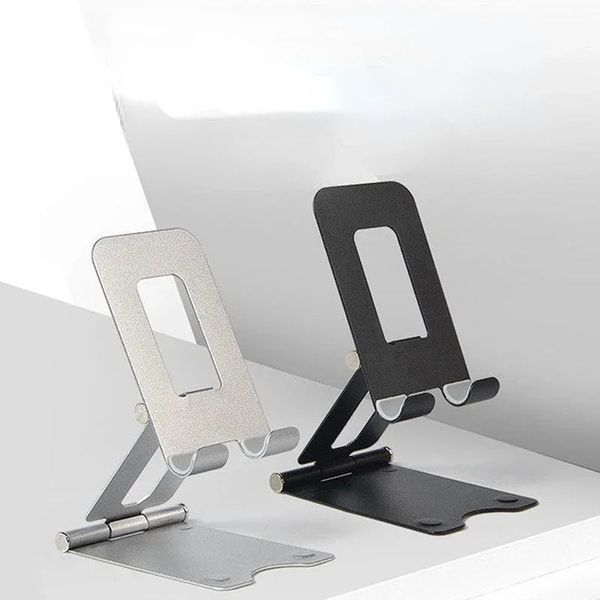 Einstellbare Mobiltelefonhalterung Support Aluminiumlegierungstabletten -Tischhalter Ständer tragbarer Desktop -Standtisch Telefon Supportor