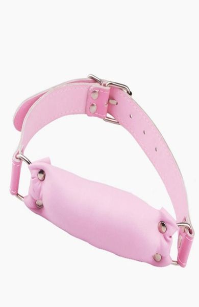 Bit Trainer Bar Soft Ball Gag Leder Bondage Zurückhaltung Gag Gag Gag Gag Mund Ball Gag Sex Toys für Frauen Sexprodukte Y181024054737435