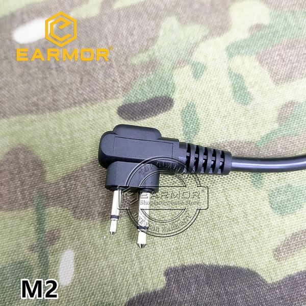 Earmor Military PTT -Adapter M51 Taktisches Headset PTT Kenwood Aux IC Ya M1 M2 MID -Funkschnittstelle kostenloser Versand