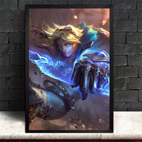 Hot Video Game Game League of Legends Splash Art Canvas Pittura poster e stampe Modern Wall Pictures Regali per decorazioni per la casa in camera