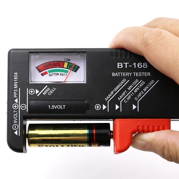 Misuratore a colori della batteria del tester della batteria digitale indica il controllo Volt Tester BT168 Potenza