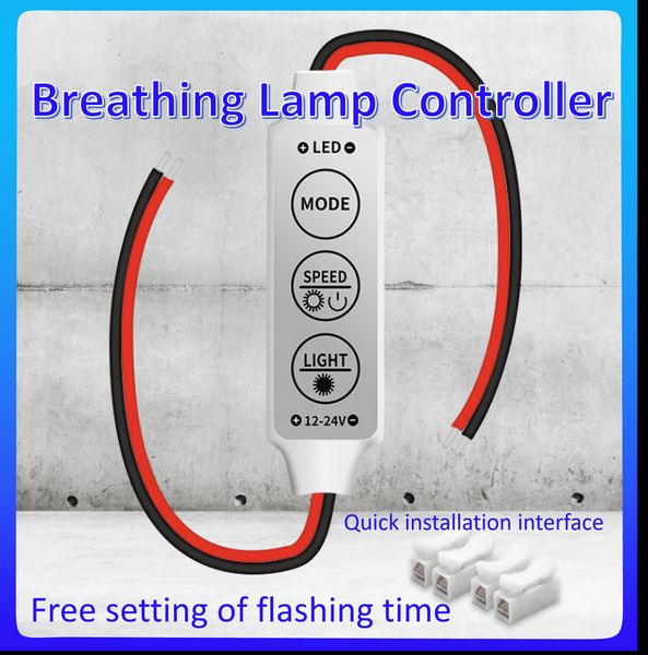 Burst Flash Nuovo LED di lampeggiamento di respirazione LED di lampeggiatura INDICATOR MODULE MODULE CONTROLLER CONTROLLER CONTROLLER CONTROLLER DC12V DC24V Turna automobilistica