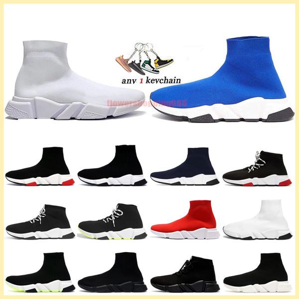 Kostenloser Versanddesigner lässige Schuhe Socken Laufen Schuhplattform Herren Shiny Strickgeschwindigkeit 2.0 Sneakers Trainer Runner Sneaker Socken Schuh Schnüre-up Damengeschwindigkeit Stiefel