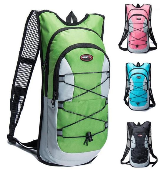 Sacchetti da esterno che eseguono il ciclo di idratazione zaino per sacchetto d'acqua Trail 12l Waterproof Men039s Women Sport Nylon Excuking Camping Jogging1172138