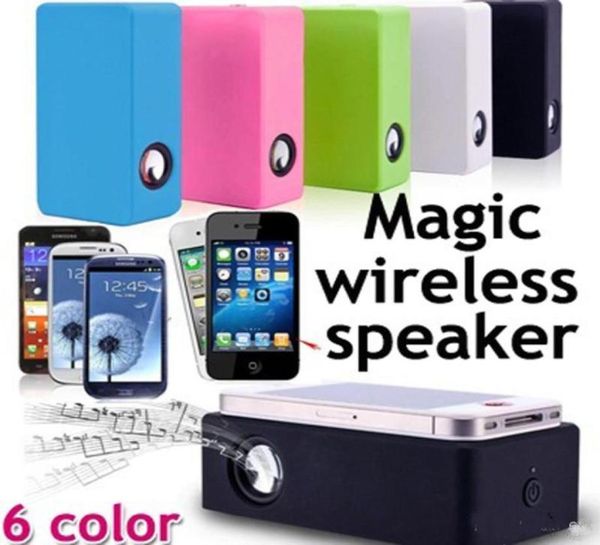 Magic Boose Wireless Induction Audio Alto -falante Amplificando alto -falantes próximos a subwoofers de campo para smartphone iphone 6 nota 4 5855408