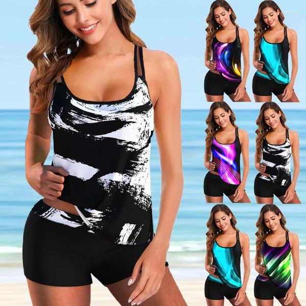 Tendência de moda de banho feminina Trendência Onepiece Swimsuit Halter Multicolor Sexy Sexy Ladies Single Wear Beachwear S-6xl