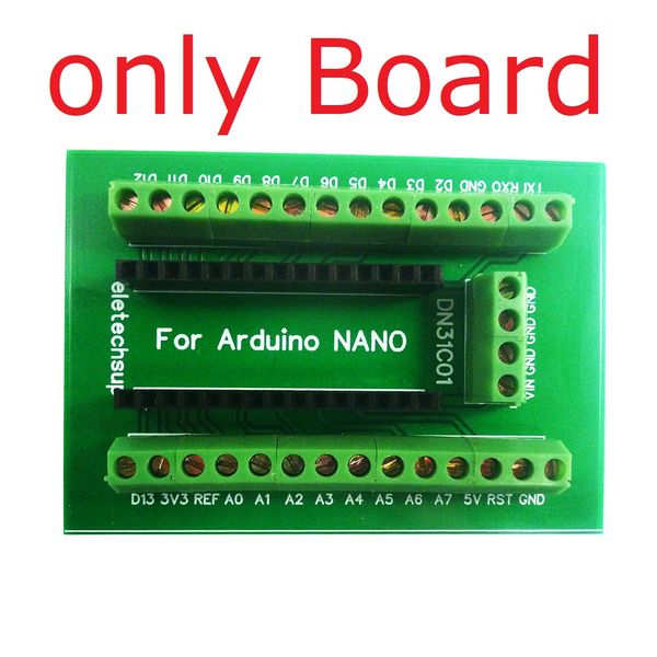 DIN -Schienenmontage -Schraubanschluss -Blockadaptermodul für Arduino Nano Board