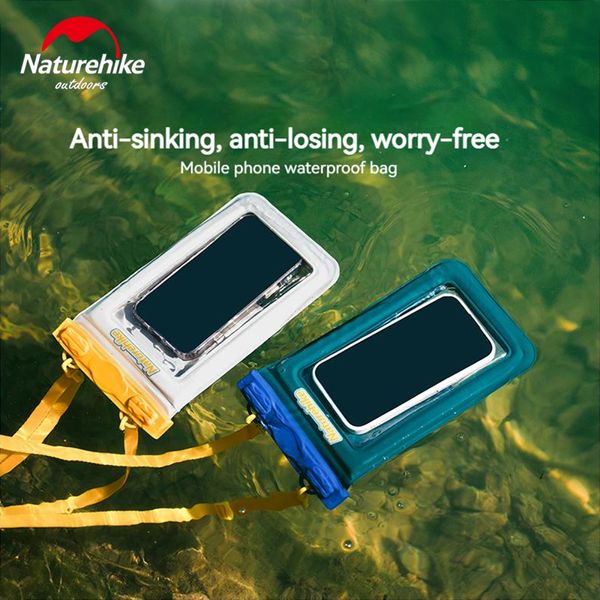 Naturehike IPX8 Waterproof Telefon Case Bag per nuoto Tulchscreen sigillato Tulgamera con le perdite Finestra Finestra Floata