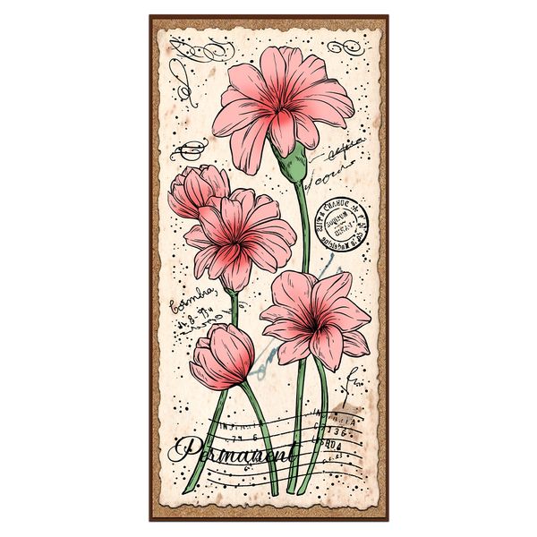 Mangocraft Blooming Flowers Mini francobolli Clear Stamps fai da te forniture di silicone per le carte che producono album di carta decorazione