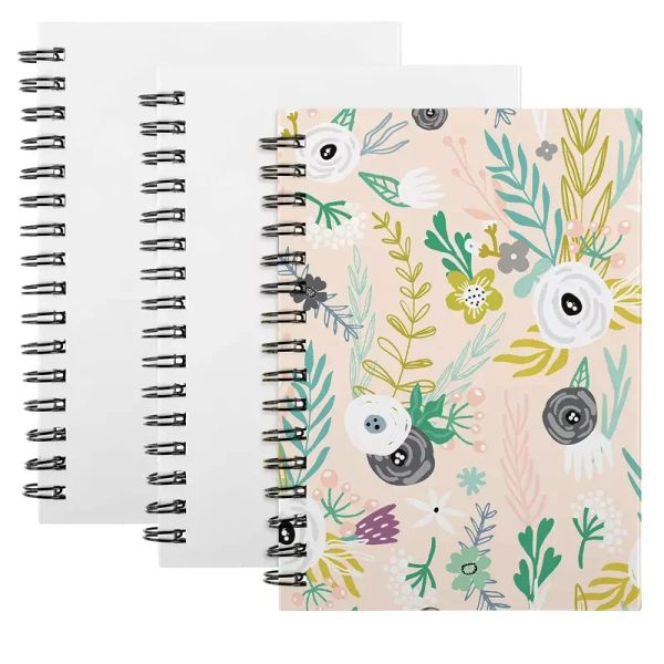 Notizbücher 10pcs billige fabrikgedruckte personalisierte personalisierte A5 -Größe Spiral Journal Sublimation Notebook Blanks für Schulbüroreisen