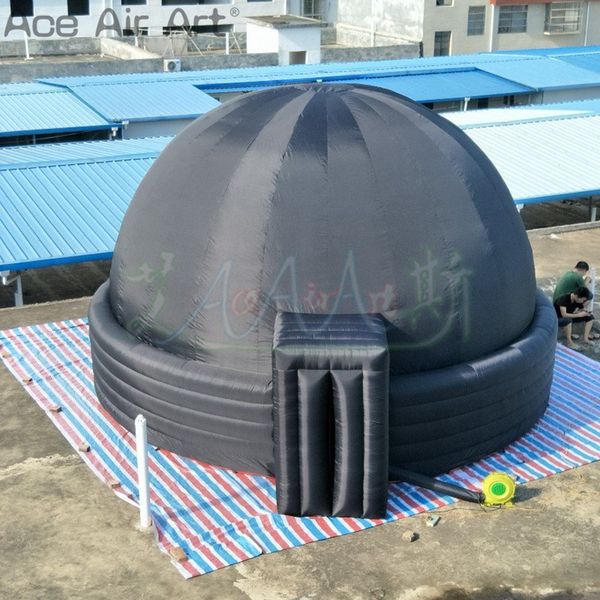 Projeção inflável por atacado Dome Black Cinema Party Tent para entretenimento interno ou externo/educação escolar