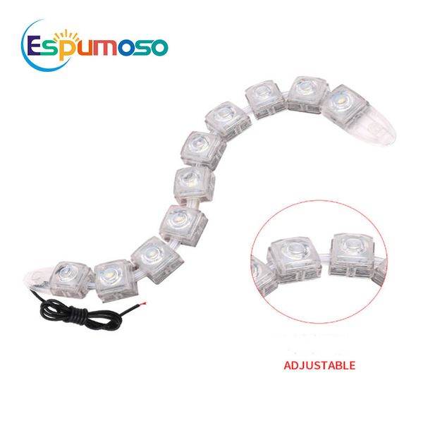 Bendable Gluttonous Snake Daytime Lights Highlight Car LED diurna Luzes de corrida