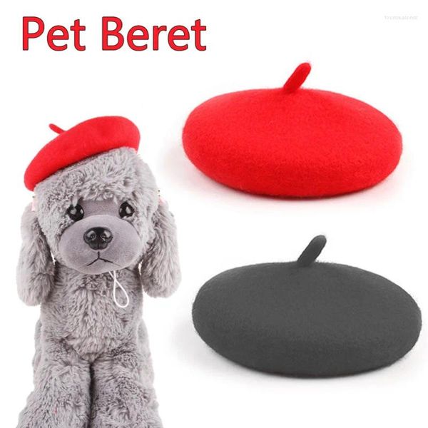 Abbigliamento per cani Accessori per cappelli Accessori toelettatura Cappuggente Beret carino mini cucciolo decorativo cucciolo di cucciolo di cucciolo