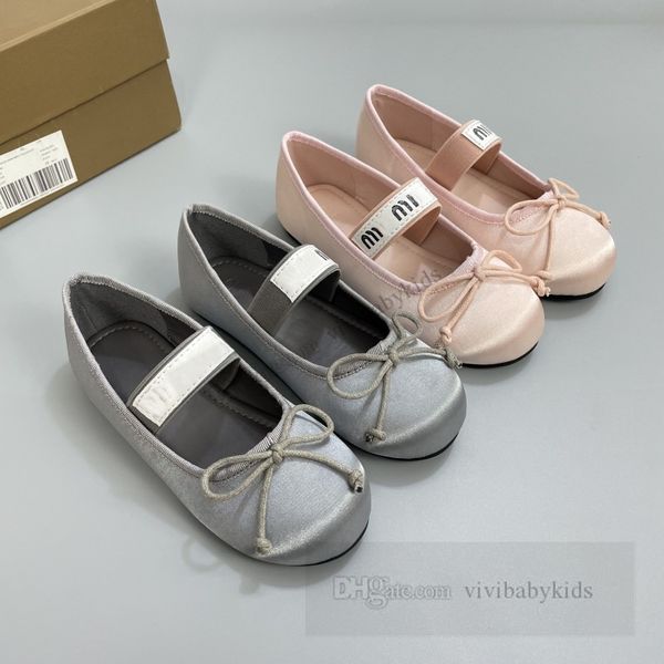 Девушки складывают принцессу плоские туфли дети elasitc non-slip мягкие ботинки одиночная обувь детская вечеринка балет танцевальные туфли z7653