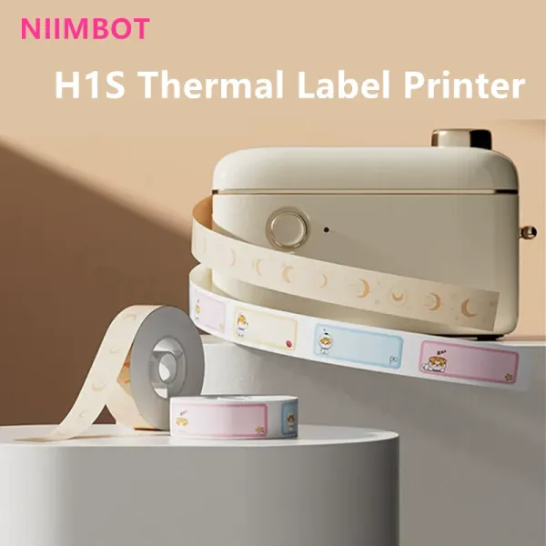 Impressoras Niimbot H1S H1 Mini portátil Impressora Térmica Rótulo Contínuo Papel Diy Tamanho do adesivo Dispositivo de impressão fabricante de etiquetas móveis