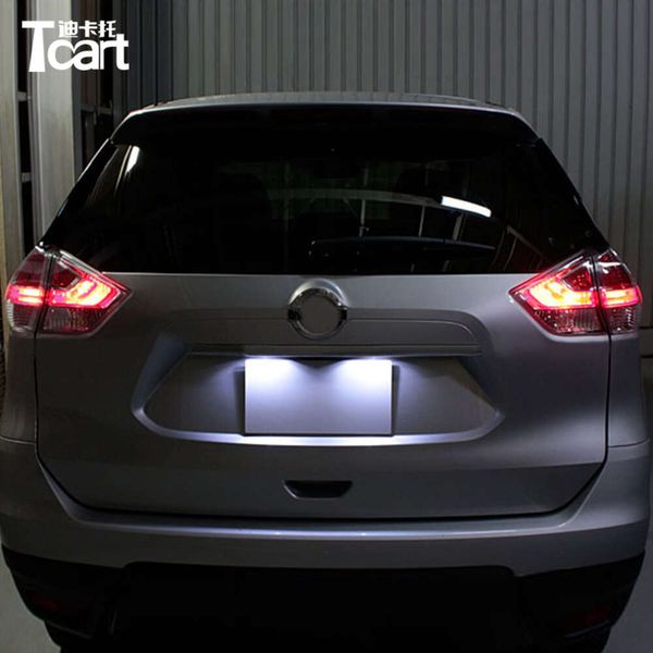 TCART T10 CANBUS AUTO LED Gece Sürüş Işıkları Nissan X-Trail T32 2014 2015 2016 2017 2018 Geceleri LED İş Işıkları