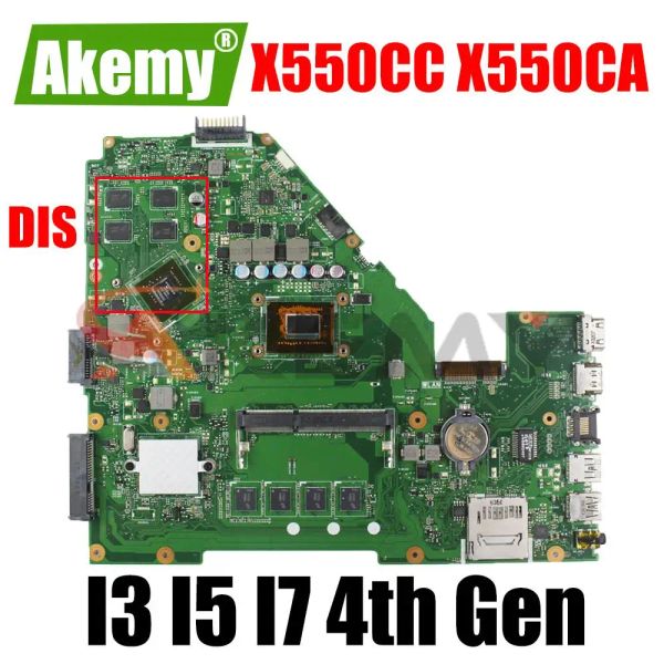 Материнская плата X550CC X550CA Motherboard 4GB RAM 1007U I3 I5 I7 CPU GT720M GT710 для ASUS Y581C X552C X550C X550CL A550C K550C Laotop Mainboard