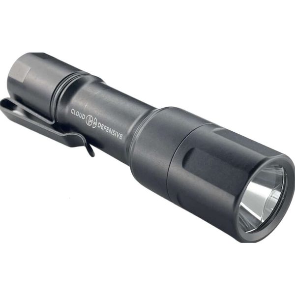 Облачный защитник MCH EDC Двойной топливный фонарик Black - 40000 Candela, 1700 Lumens, аккумулятор, водонепроницаемый, тактический дизайн для повседневного переноса