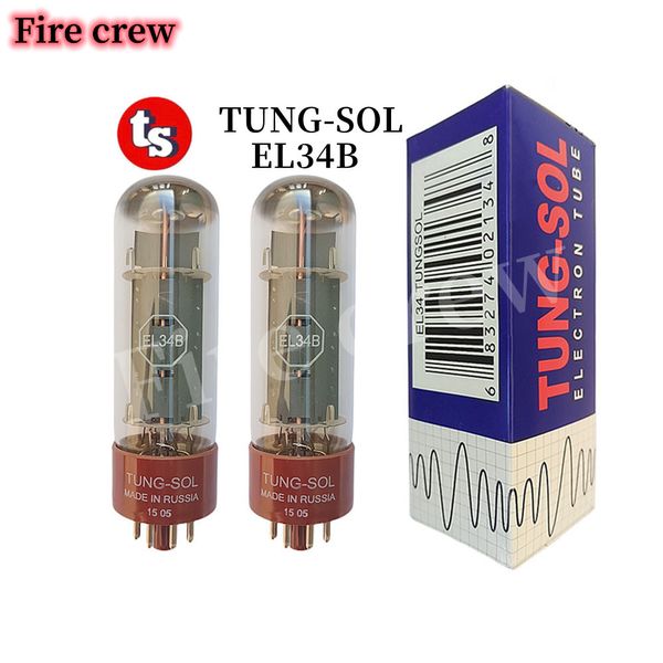 Fire Crew Tung-SOL EL34 EL34B Valvola audio HiFi Audio Hifi Sostituire 6CA7 6P3P 6L6 Kit amplificatore a tubo elettronico fai da te