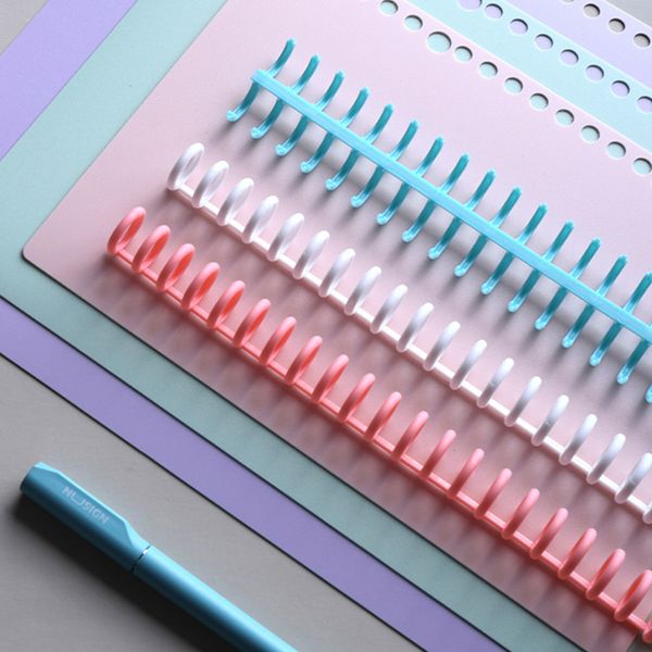 10pcs School Binder Notebook Mini Notebook Spiral Mini Binder Macchina per pettine Spine per studenti Notebook