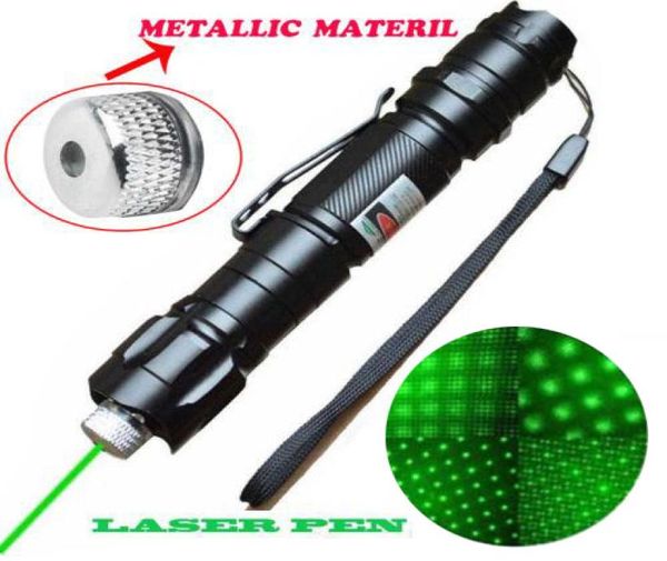 1pc 532nm taktik lazer sınıfı yeşil işaretçi güçlü kalem lazer lazer el feneri askeri güçlü klip parıldayan yıldız lazer 3250875