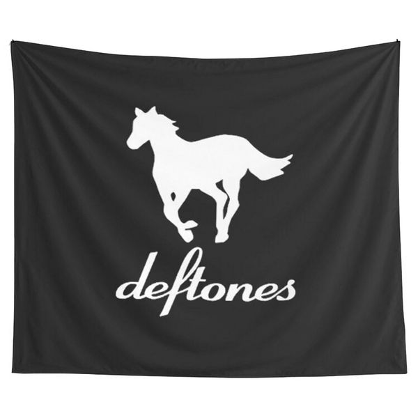 Aertemisi Pony Running Deftones American Alternative Metal Band Tapestry Wall Hanging Art for Bedroom Living Room College Dorm