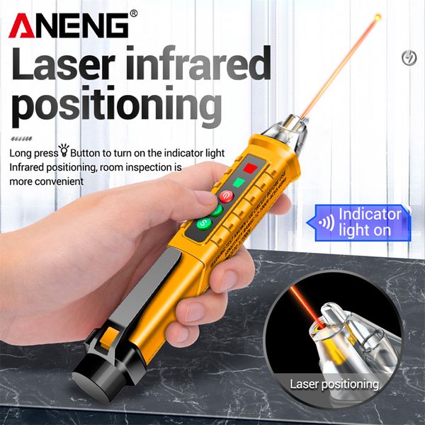 Aneng VD902 Тестер напряжения Pen Smart Detector Неконтактный счетчик 12-1000-реветрический датчик Тестный карандаш Индикатор напряжения напряжения