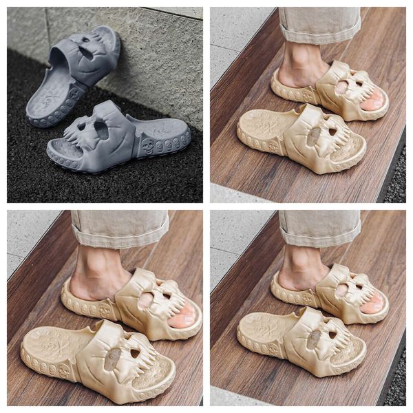 Popoli Scarpe Eva positive Piedi di teschio Sandals spessi sandali estivi da spiaggia da uomo scarpe da piede per le pannelli traspiranti gai grandi dimensioni